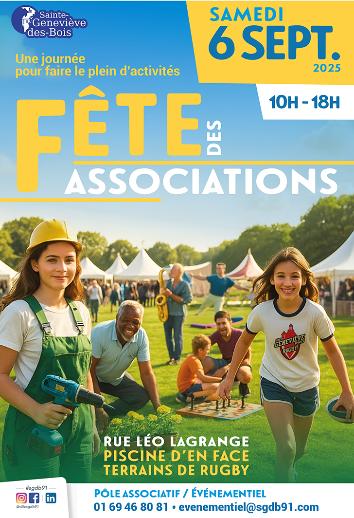 affiche f^te des associations